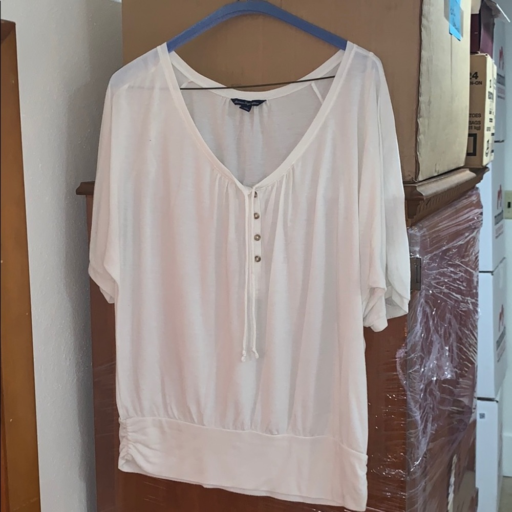Cream short sleeve